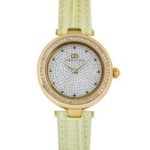 GIO COLLECTION Women Silver-Toned Dial Embellished Watch G2008-02