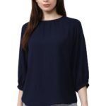 Van Heusen Women's Solid Regular Fit Tops