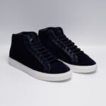 ZEESH Men Leather Lightweight Lace-Ups Sneakers