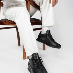 ZEESH Men Leather Sneakers