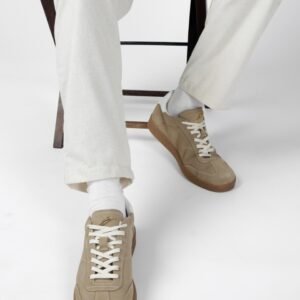 ZEESH Men Suede Lace-Ups Sneakers